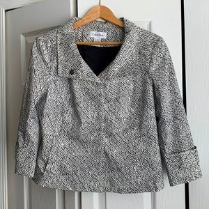 Calvin Klein Black and White jacket, size Large